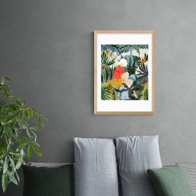 Dunelm East End Prints The Distracted Reader Print MultiColoured