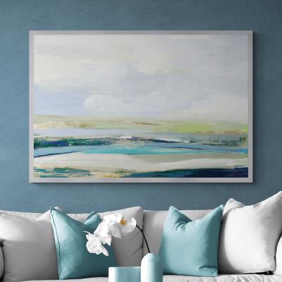 Dunelm Happy Landscape by Tom Reeves Framed Print MultiColoured