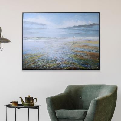Dunelm The Art Group Premium Edit A Bright Day Framed Canvas Blue