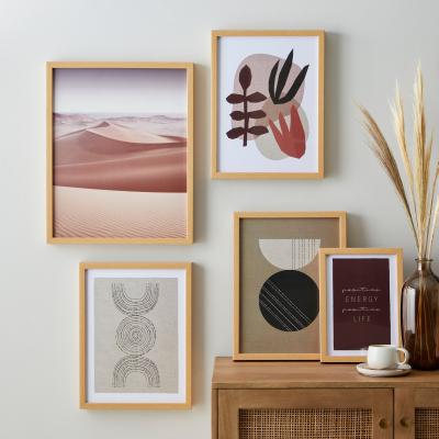 Dunelm Pack of 5 Retreat Posters MultiColoured