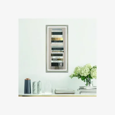 Dunelm Cedar & Sage Fashionista Framed Print Gold