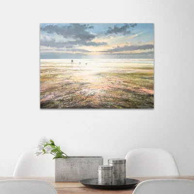 Dunelm The Art Group A Walk At Dusk Canvas MultiColoured