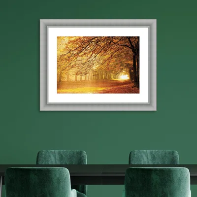Dunelm The Art Group Pan's Residence Framed Print Orange