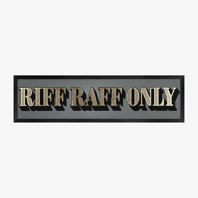 Dunelm Riff Raff Only Framed Print