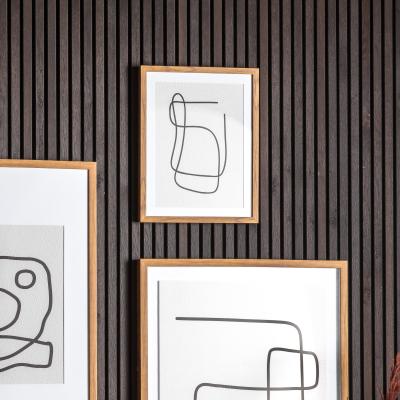 Dunelm Velma Line Drawing Framed Art Black and white