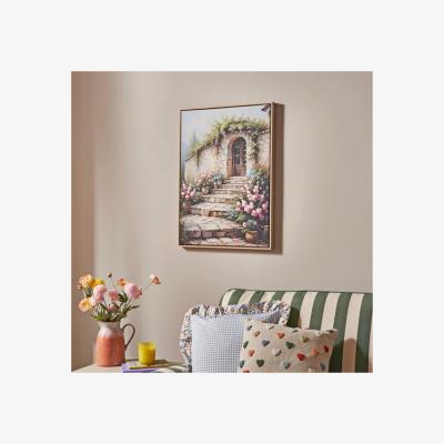Dunelm Floral Steps Canvas