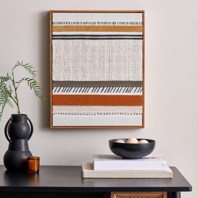 Dunelm Embroidered Global Textile Print MultiColoured