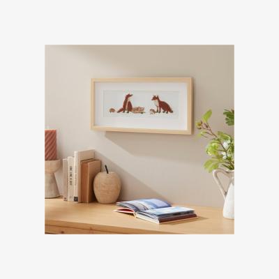Dunelm Fluffy Fox Framed Print