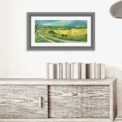 Dunelm The Art Group Canola Fields Framed Print Yellow