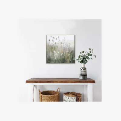 Dunelm Silent Meadow By Sabrina Roscino Framed Canvas Grey