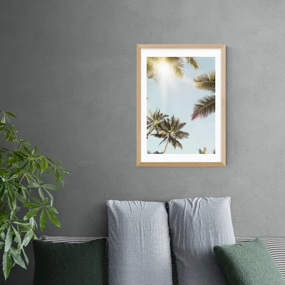 Dunelm East End Prints Sunny Print Blue