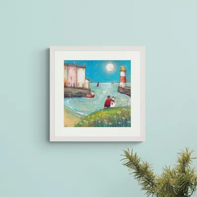 Dunelm Precious Moments by Mark Lambert Framed Print Blue