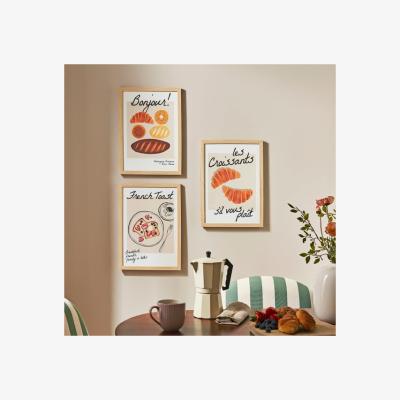 Dunelm Set of 3 Bonjour Framed Prints