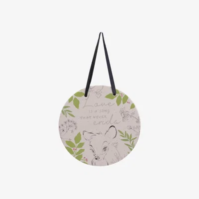 Dunelm Disney Bambi Round Hanging Plaque