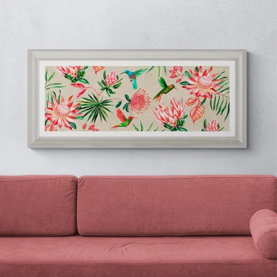 Dunelm Tropical by Ute Nuhn B Framed Print Pink