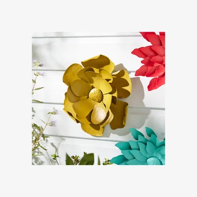 Dunelm Sophie Robinson Zest Peony Wall Art