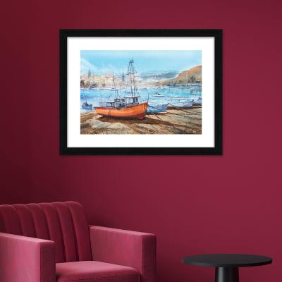Dunelm The Art Group St Mary's Isles Of Scilly Framed Print MultiColoured