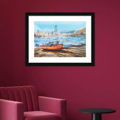 Dunelm The Art Group St Mary's Isles Of Scilly Framed Print MultiColoured