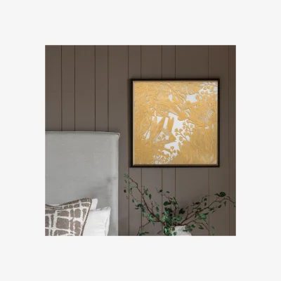 Dunelm Cedar and Sage Bird Study 2 Mirrored Wall Art