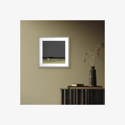 Dunelm Rolling Moss Farm Framed Print
