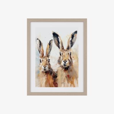 Dunelm Hattie and Harold Framed Print