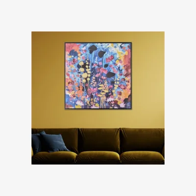 Dunelm The Final Flush II by Susan Nethercote Framed Canvas