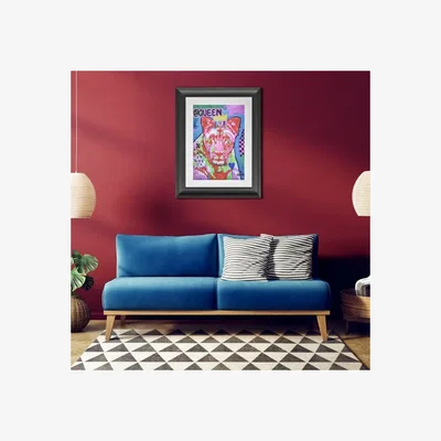 Dunelm Queen by Jessi Dahlquist Framed Canvas