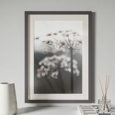 Dunelm Churchgate Misty Droplets Photography and Frame White
