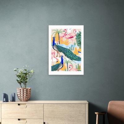 Dunelm East End Prints Utopia Print MultiColoured