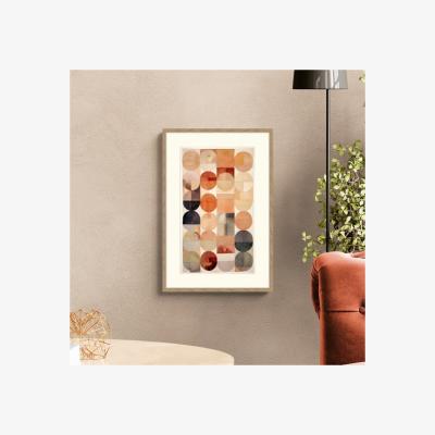Dunelm Artko Pastel Circles Abstract Framed Print