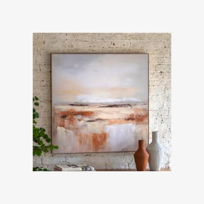 Dunelm Cedar & Sage Warm Haze Framed Canvas