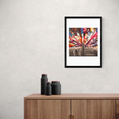 Dunelm East End Prints Superstar New York Print MultiColoured