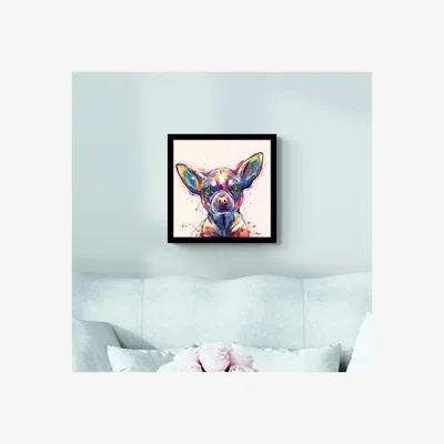Dunelm Burrito Chihuahua Framed Print