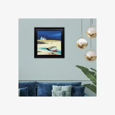 Dunelm Low Tide Lewis by Anthony Barber Framed Canvas