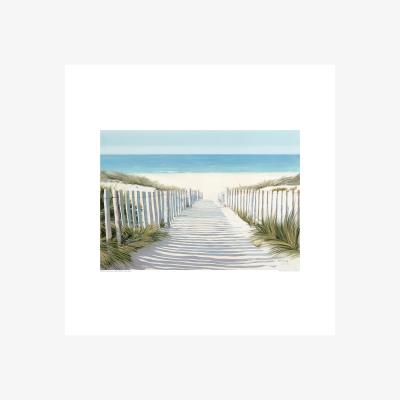 Dunelm Dune Days by Paul Valencay Framed Print Grey