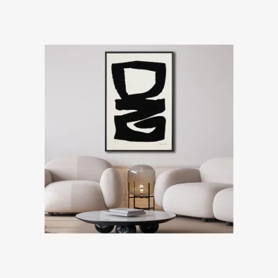 Dunelm Abstract 1 by Dan Hobday Framed Canvas