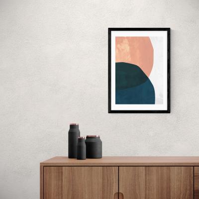 Dunelm East End Prints Two Faces Print MultiColoured