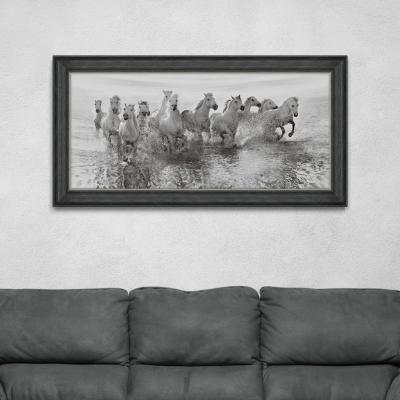 Dunelm Illusion of Power by Golubenko Framed Print Black and white