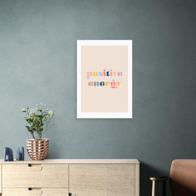 Dunelm East End Prints Positive Energy Print MultiColoured