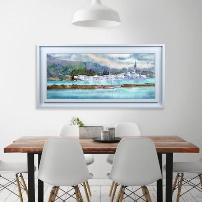 Dunelm The Art Group Peaceful Framed Print Blue