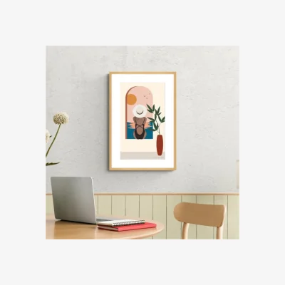 Dunelm Luxe Traveller II Framed Print MultiColoured