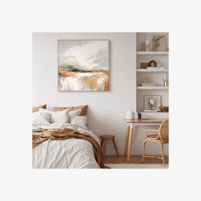 Dunelm Warm Horizon Framed Canvas