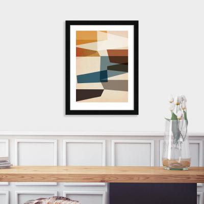 Dunelm The Art Group Mid Century Modern III Framed Print MultiColoured