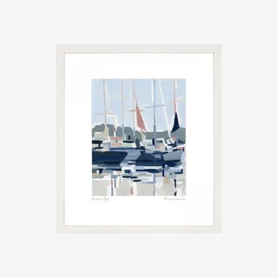 Dunelm Return - Neptune Bay Framed Print, Blue