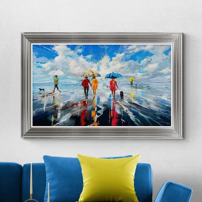 Dunelm Summer At The Sea by Ewa Czarniecka Framed Print MultiColoured