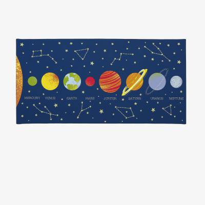 Dunelm Space Glow in the Dark Canvas Blue