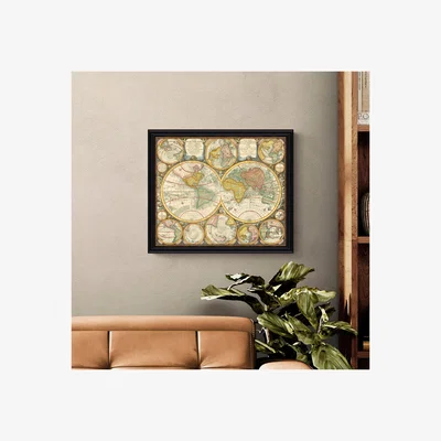 Dunelm Antique World Globes Framed Print