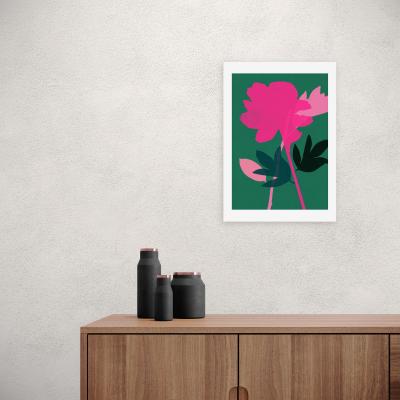 Dunelm East End Prints Peony Print MultiColoured