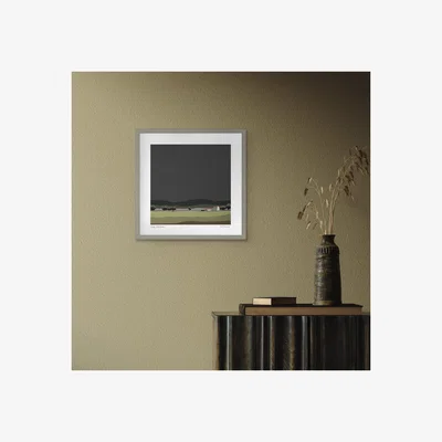 Dunelm Shady Oaks Pasture Framed Print