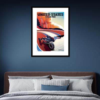 Dunelm The Art Group F1 Circuit Of The Americans 3 Framed Print MultiColoured